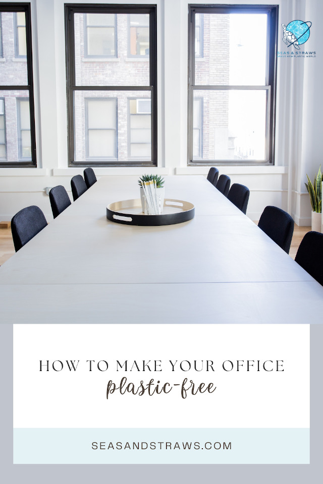 Here are some great tips you, your team, or your company can implement right away to make your office plastic-free.