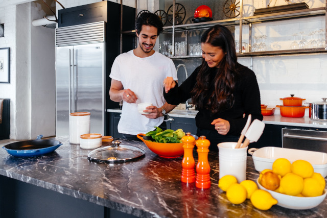 Cooking your favorite meal together is the ultimate romantic gesture