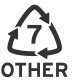 Plastic Recycling Code 7 - Other