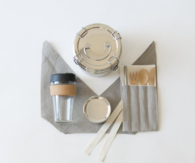 The Wild Minimalist's Zero Waste Lunch Kit. Photo: ©wildminimalist.com